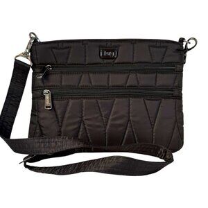 Lug Dazzle Crossbody Bag - Black - EUC